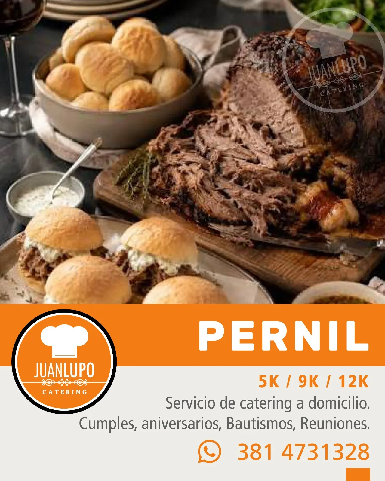 Foto de Pernil de Cerdo Braseado Juan Lupo Catering